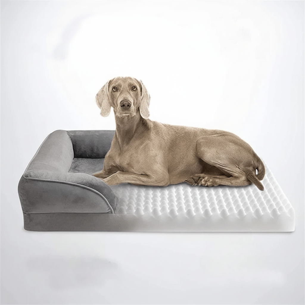 PawHaven Orthopedic Pet Bed with Washable Velvet Cover