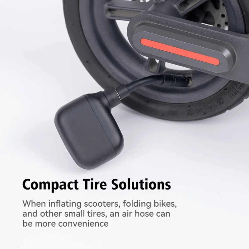Compact USB-C Rechargeable Bike Pump with 100 PSI Power
