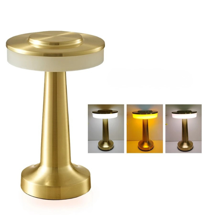 Rechargeable Touch-Control LED Table Lamp for Stylish Spaces