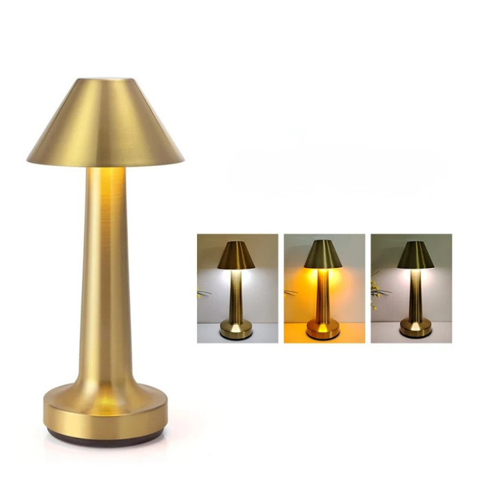 Rechargeable Touch-Control LED Table Lamp for Stylish Spaces