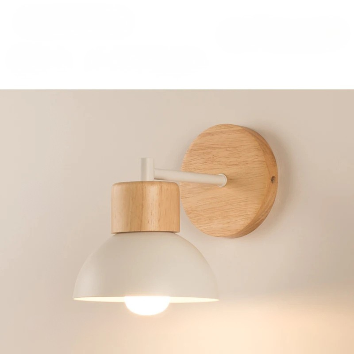 Natural Elegance LED Wall Light for Bedroom & Hallways