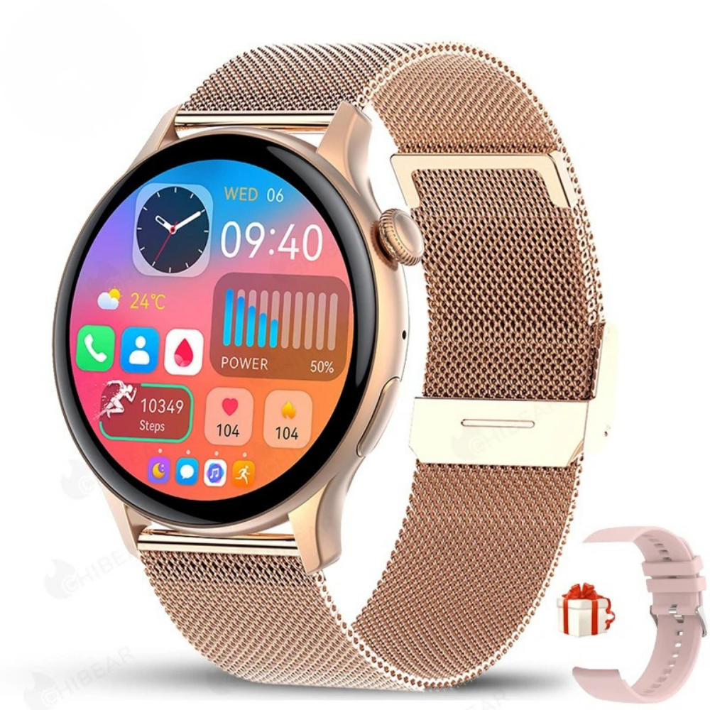 2025 Women’s Health-Focused Smartwatch with AI & Bluetooth