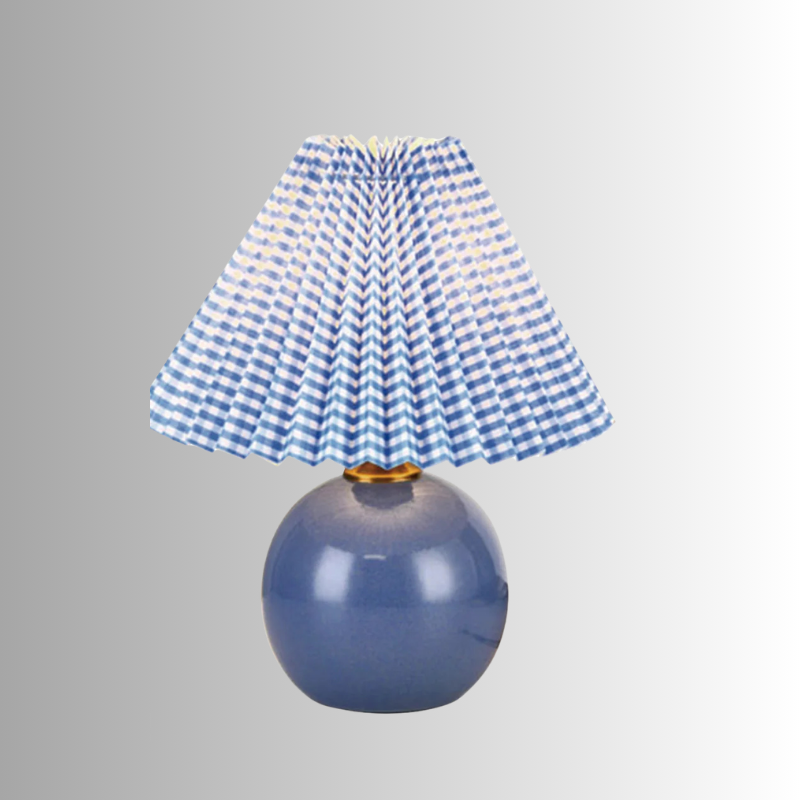Nordic Pleated Table Lamp LED USB Foldable Bedside Desk Light Art Home Decor