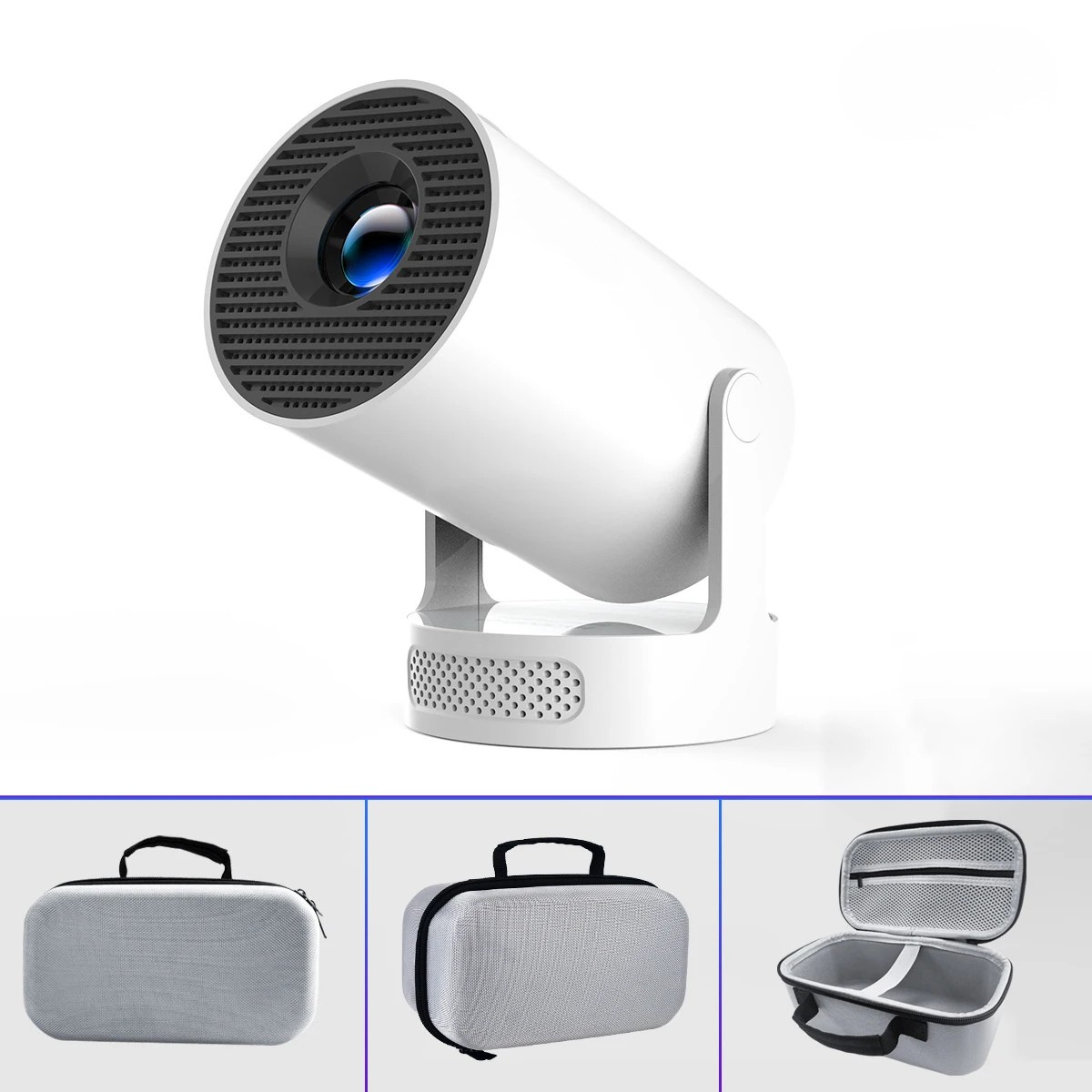 Ultra HD Portable Projector with WiFi6 and Bluetooth for Outdoor Fun