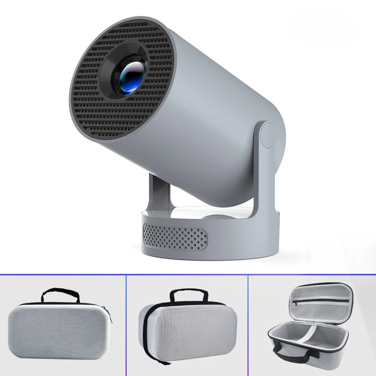 Ultra HD Portable Projector with WiFi6 and Bluetooth for Outdoor Fun