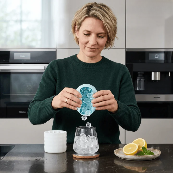Flexible Ice Cube Mold – Makes Multiple Ice Cubes Simultaneously