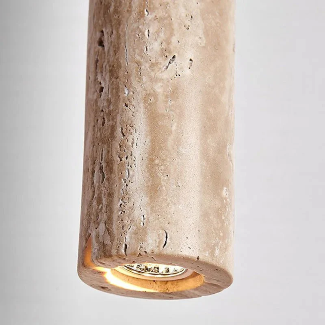 Minimalist Pendant Light with Warm White LED – Wabi-Sabi Design