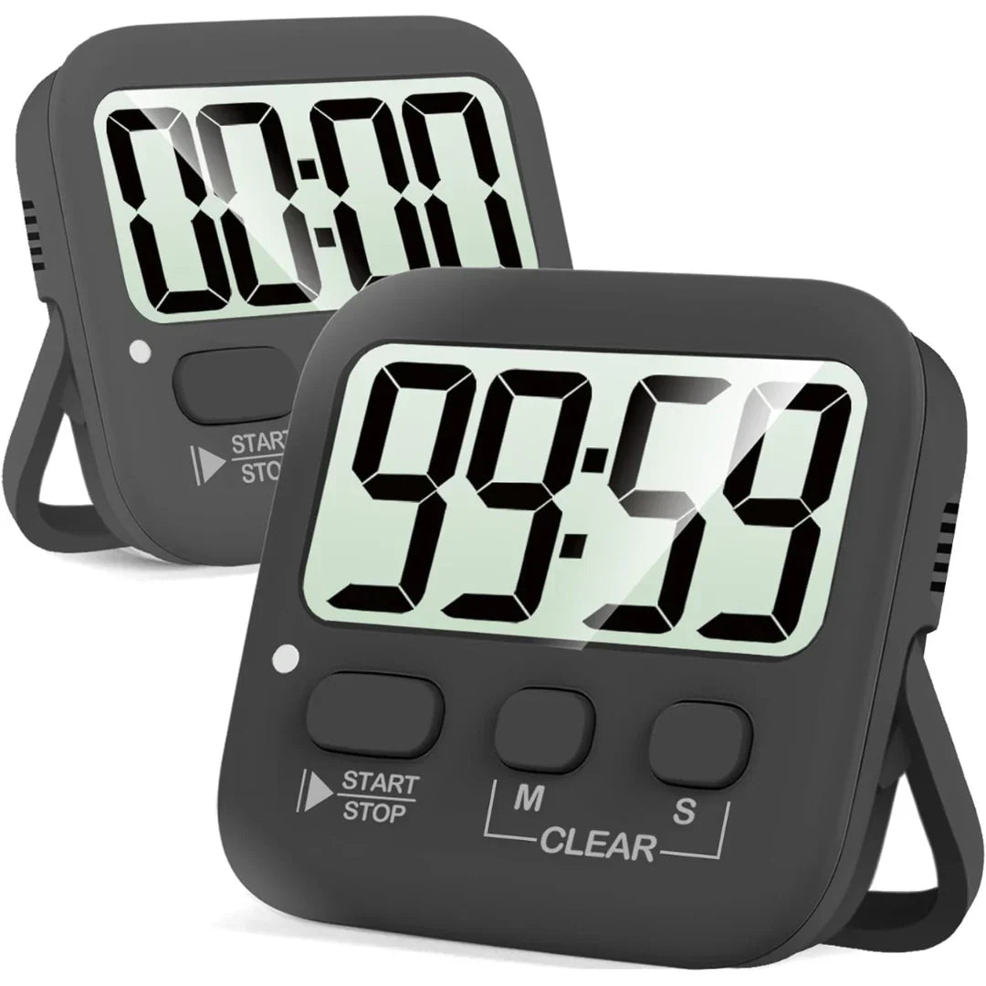 2-Pack Large Display Digital Cooking Timer