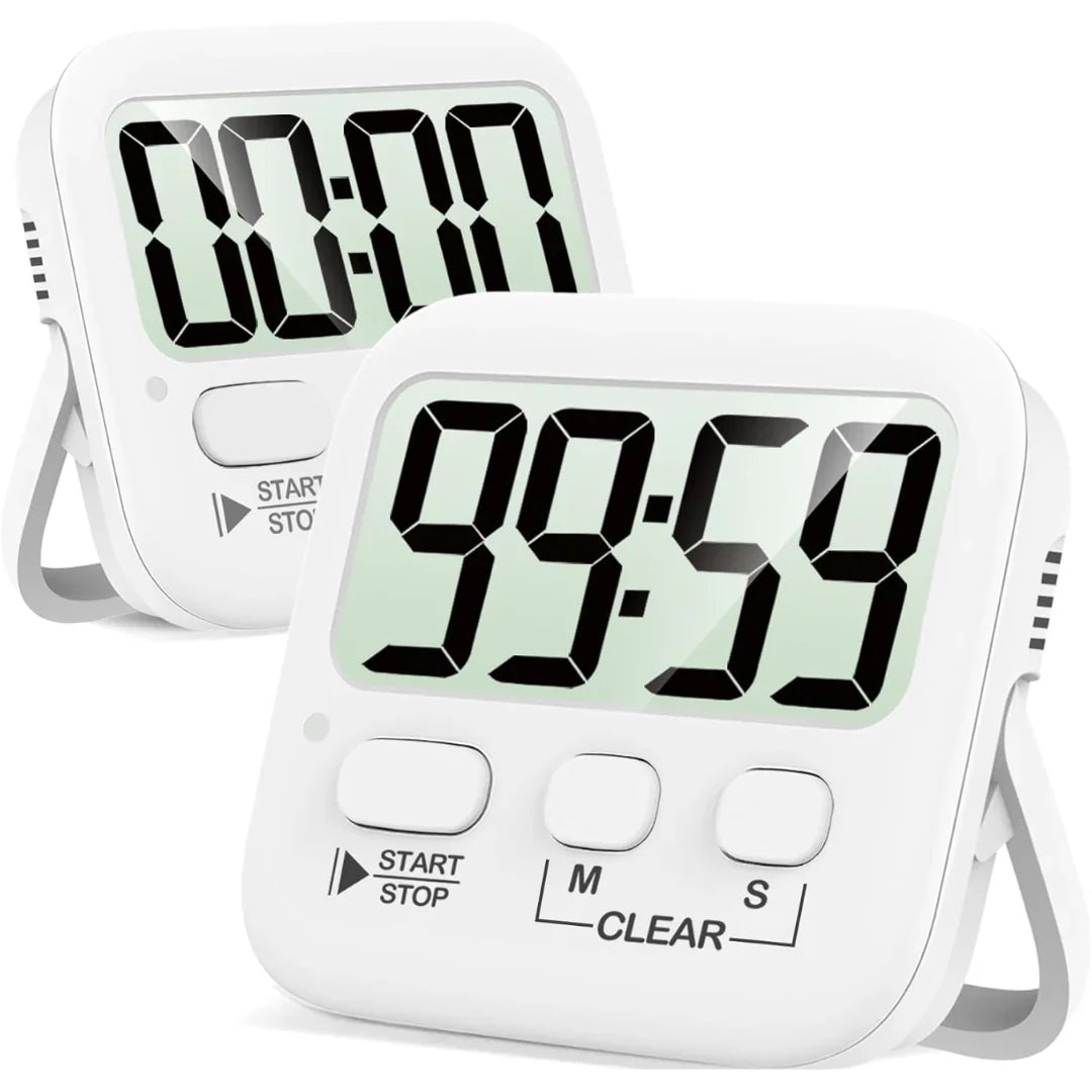 2-Pack Large Display Digital Cooking Timer