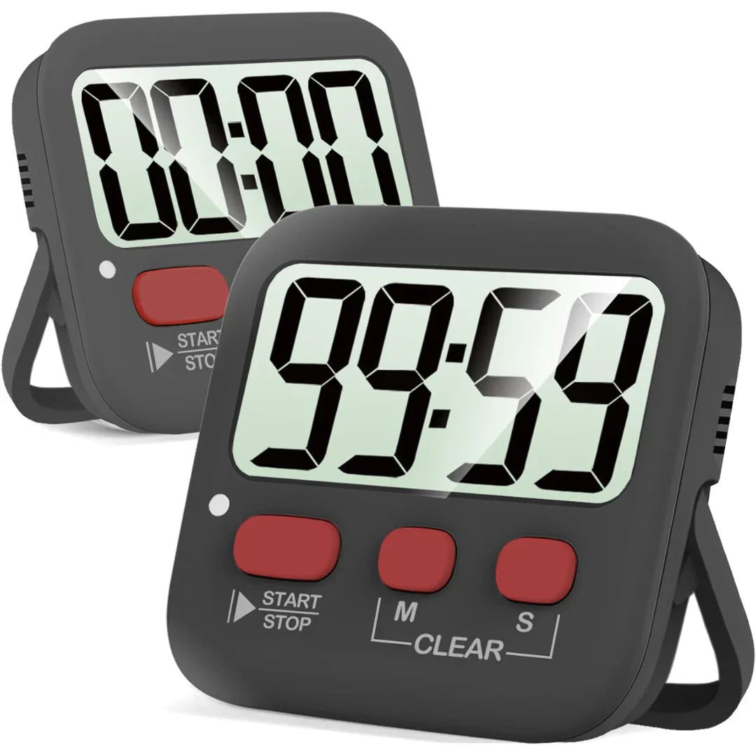 2-Pack Large Display Digital Cooking Timer