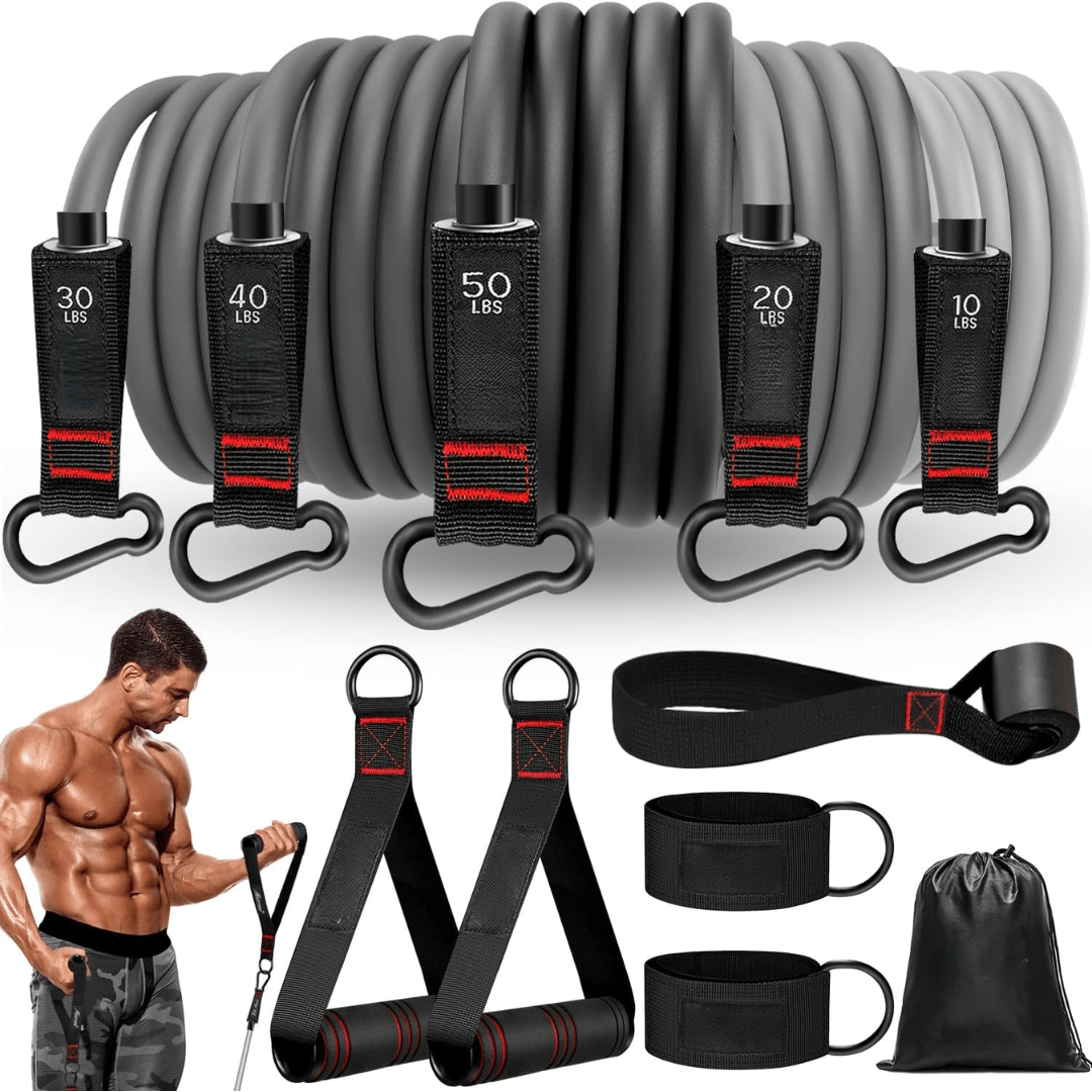 TotalFit Resistance Band Kit for Complete Body Workouts
