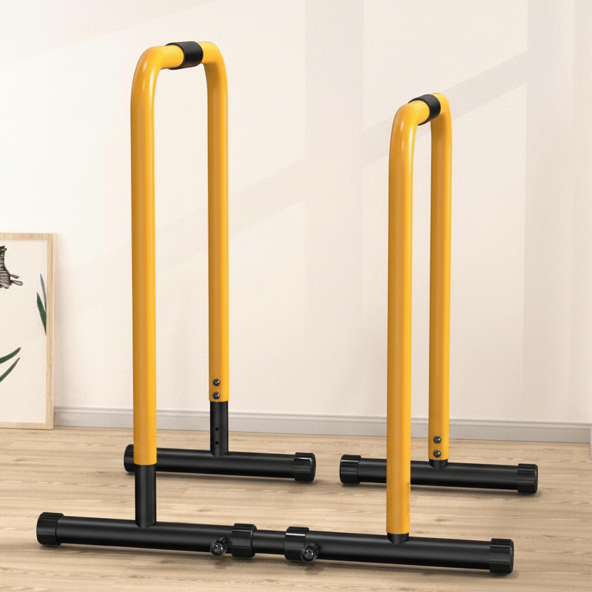 Premium Adjustable Steel Dip Station for Home Workouts