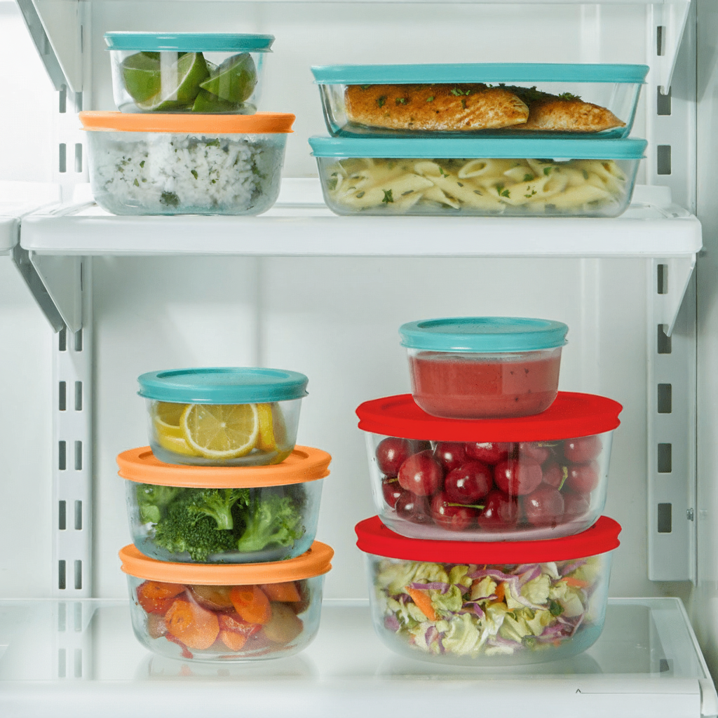 EcoGuard 12-Piece Airtight Glass Container Set for Food Storage
