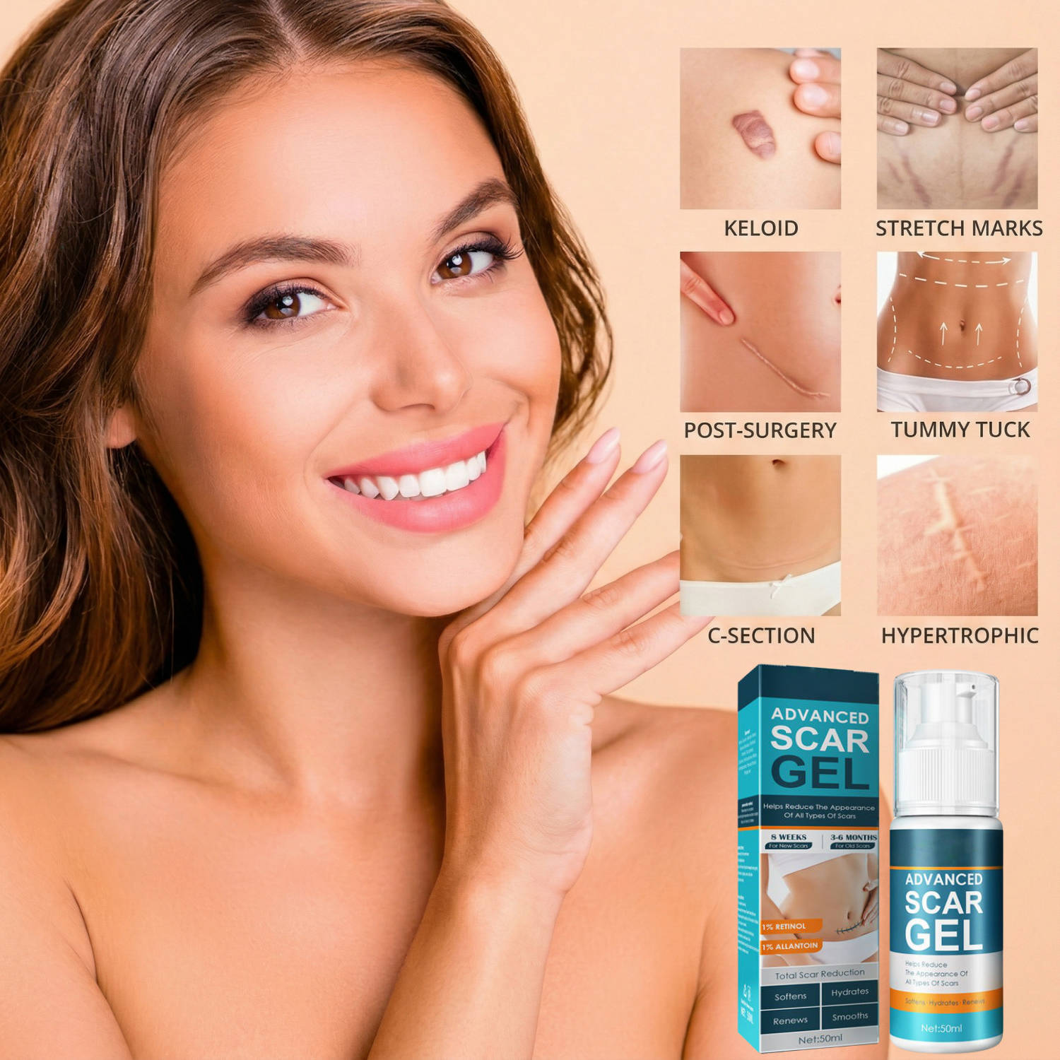 HydraGuard Skin Repair Cream for Scars and Marks