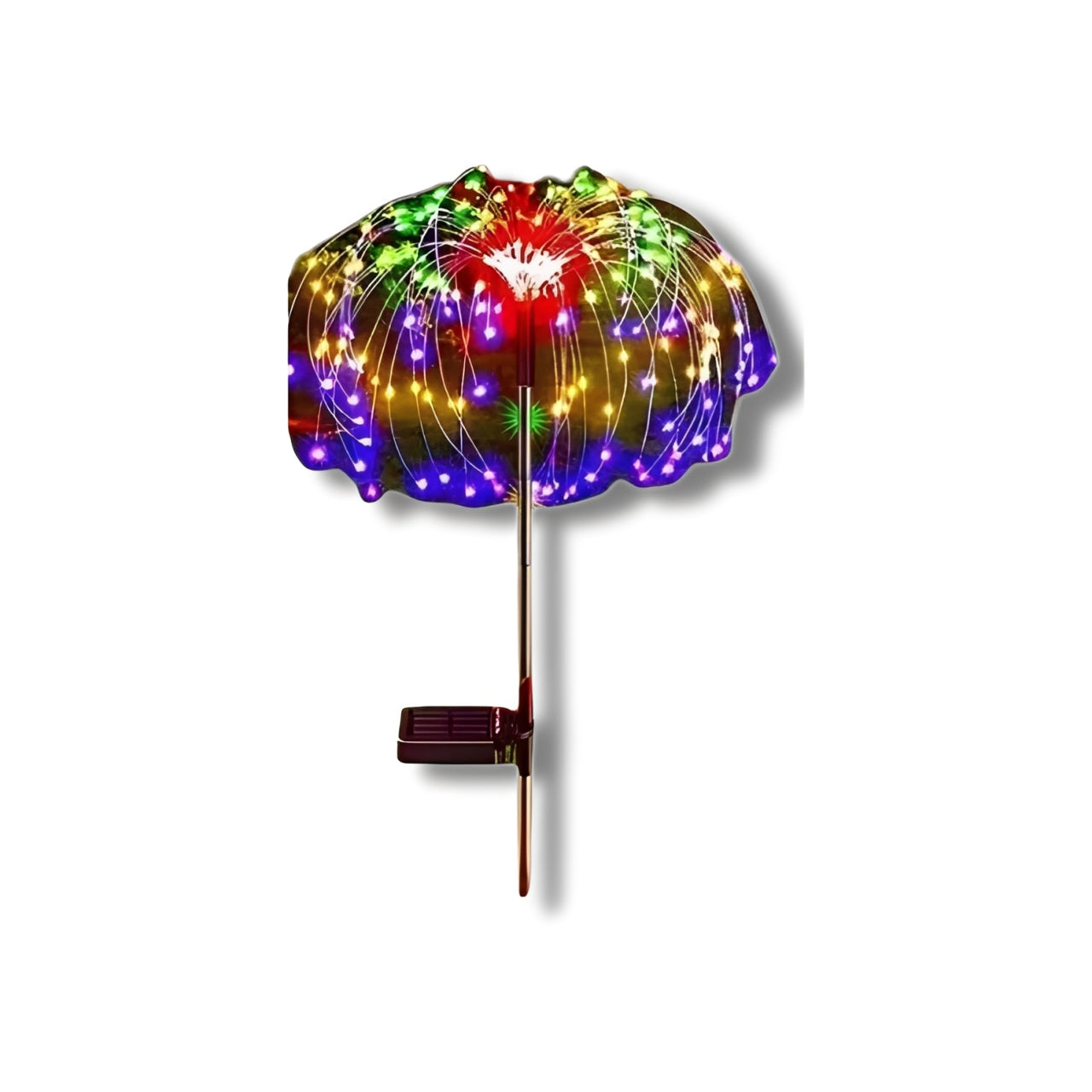 Twinkling Solar Garden Lights with Flexible LED Wires