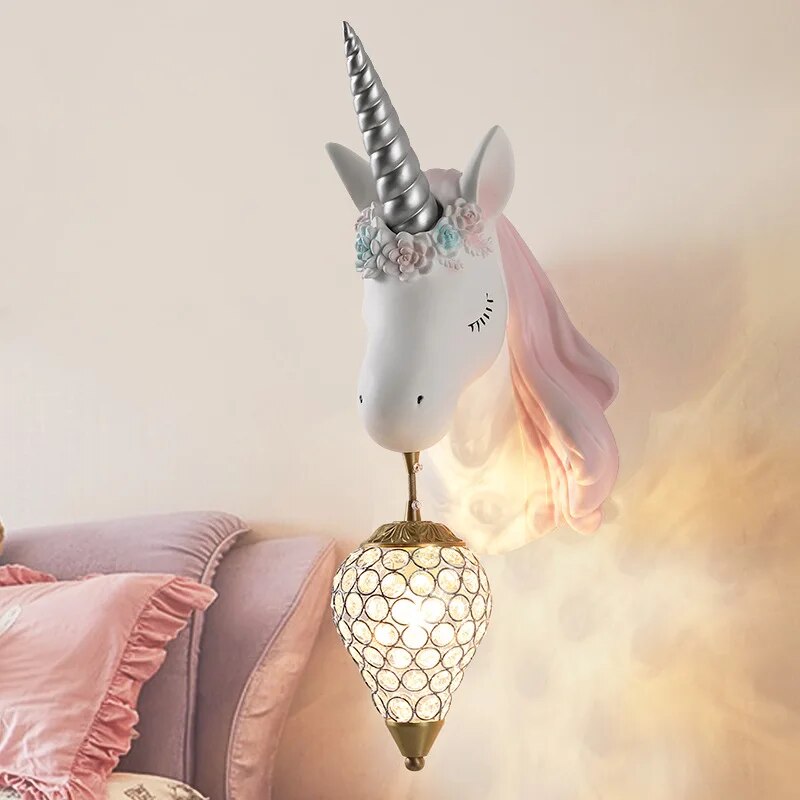 SerenityGlow Unicorn Wall Light for Peaceful Illumination