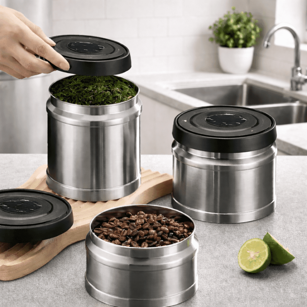 FreshGuard Vacuum Sealed Storage for Coffee & Dry Goods