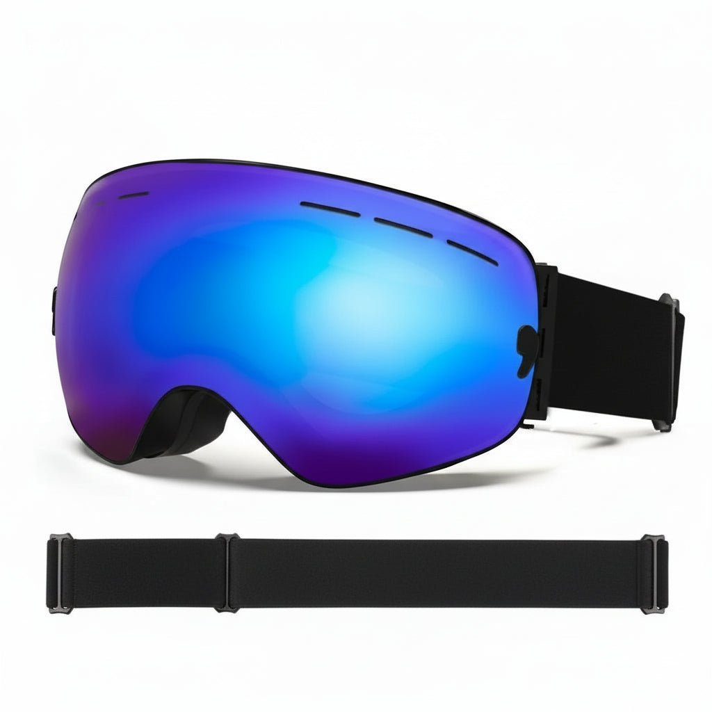 VisionGuard Ski Goggles with Quick-Swap Lenses and UV Protection