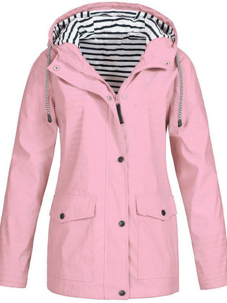 ElementGuard Stylish Waterproof Windbreaker for Women