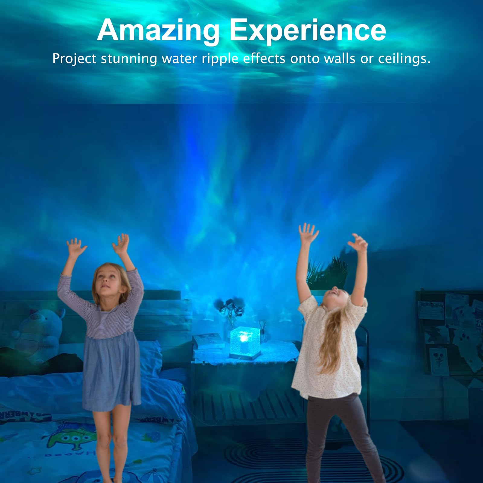 Room Light Projector for Ambiance and Decor