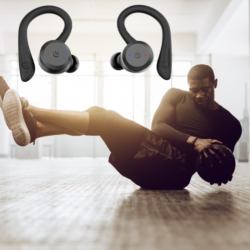 Wireless Earbuds with 20-Hour Battery Life & IPX7 Waterproof – Bluetooth for Active Use