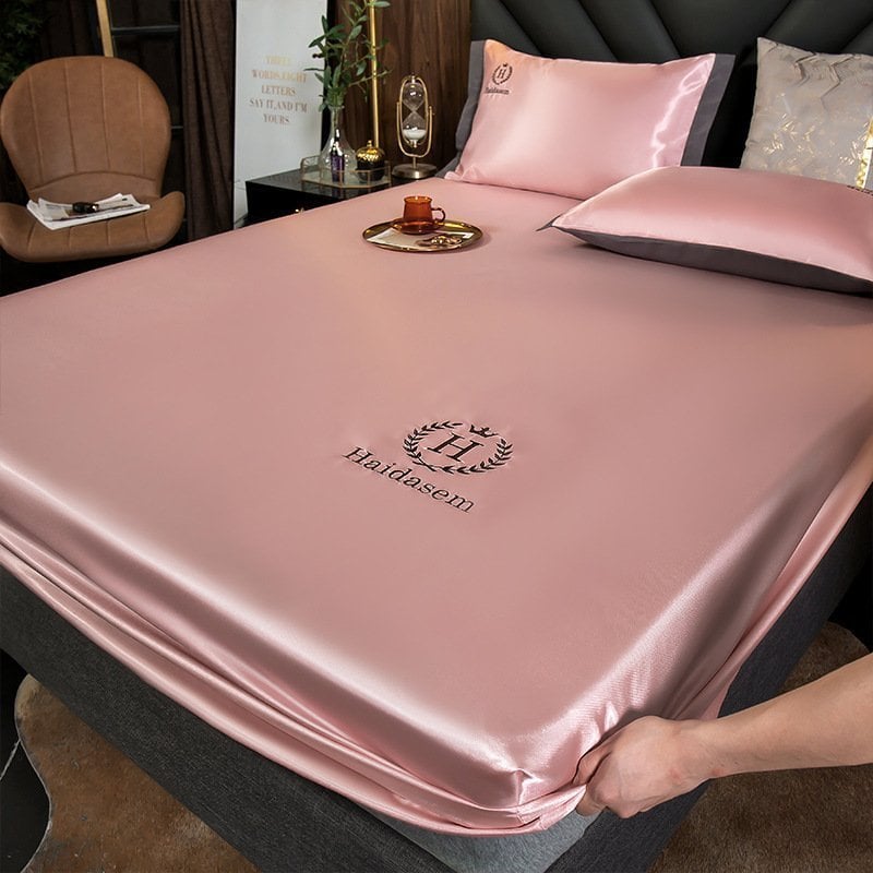 Silk Bed Sheets with Deep Pockets - Elegant Design for All Seasons