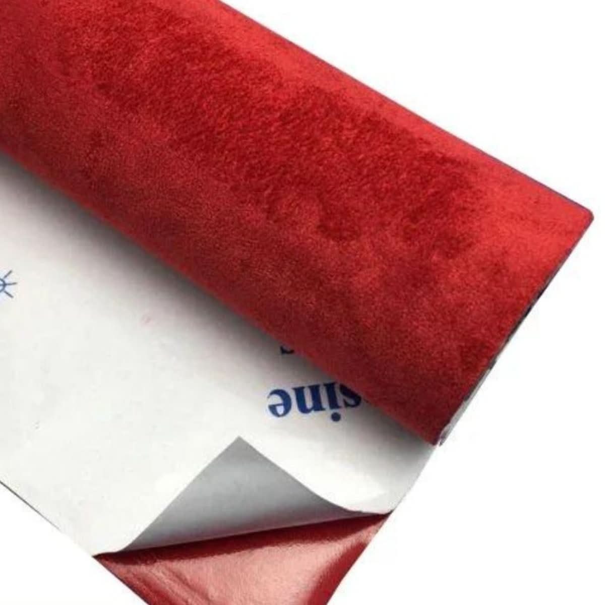 Self-Adhesive Velvet Fabric Sheet | Easy to Apply Textile for Home Decor