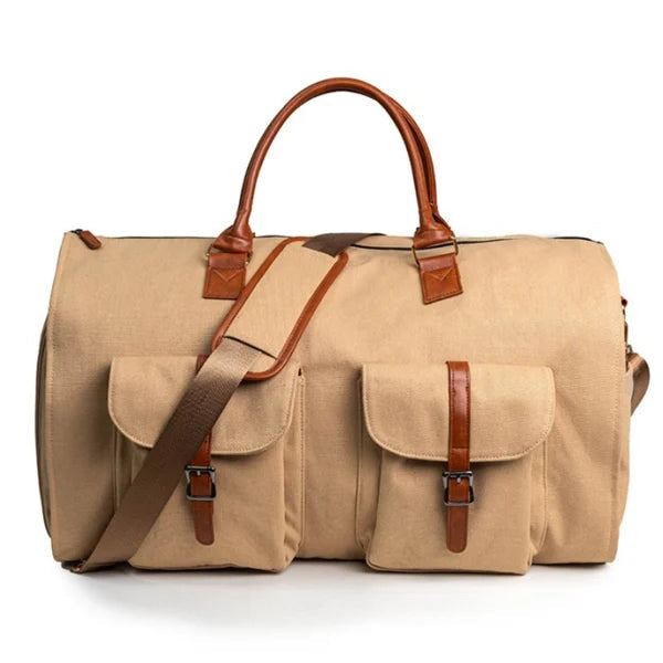 3-in-1 Convertible Duffle Bag with Clothing Compartment | Travel Organizer