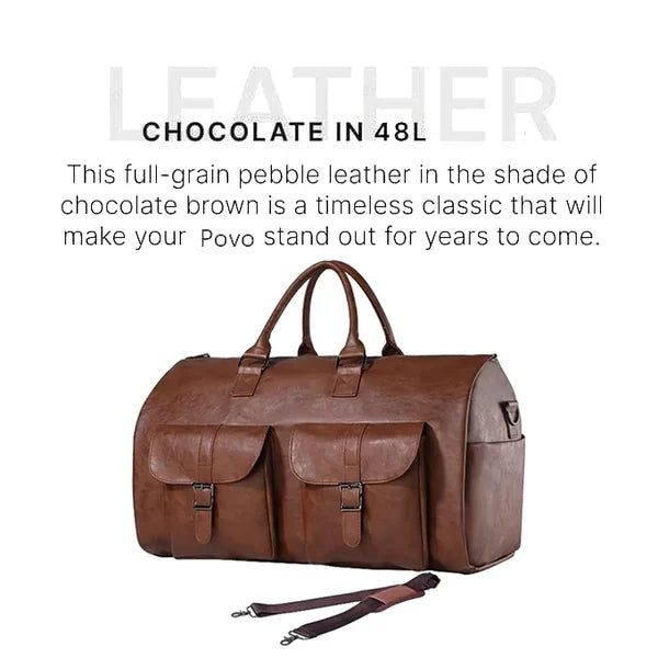 3-in-1 Convertible Duffle Bag with Clothing Compartment | Travel Organizer