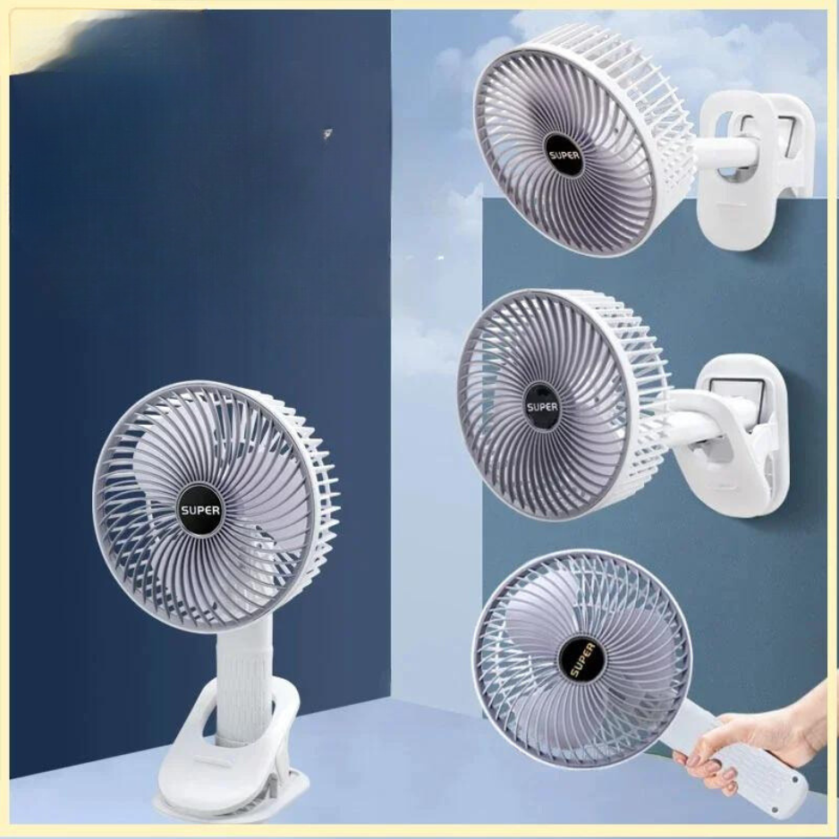 4-in-1 Portable Fan with Adjustable Speeds and Quiet Performance