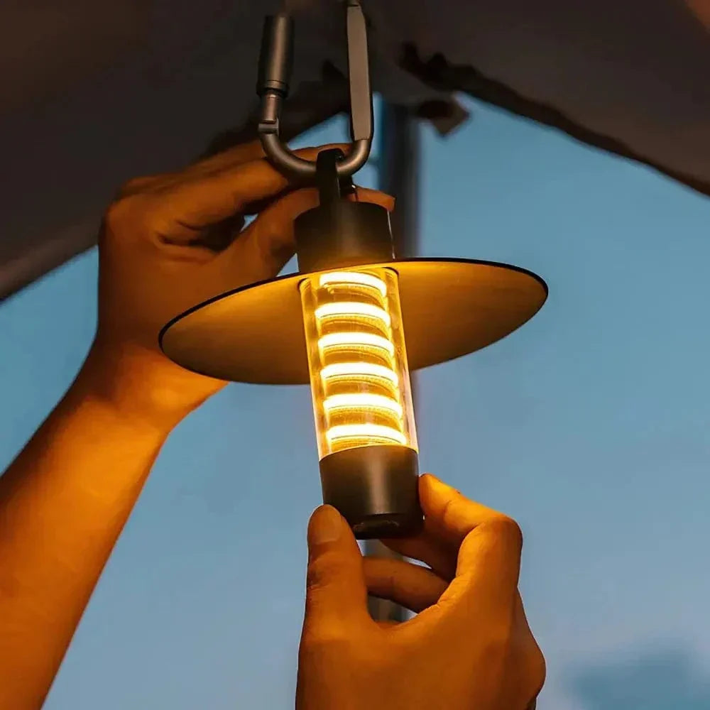 Adjustable Waterproof Lantern – Rechargeable Camping Light for Outdoor Use