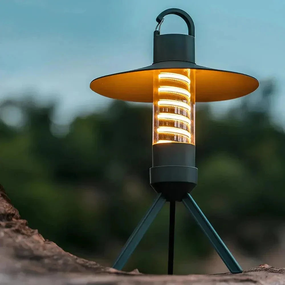 Adjustable Waterproof Lantern – Rechargeable Camping Light for Outdoor Use