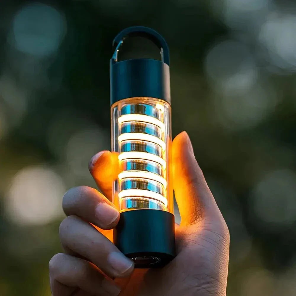 Adjustable Waterproof Lantern – Rechargeable Camping Light for Outdoor Use