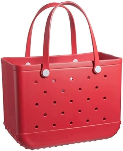 Waterproof and Sandproof Beach Tote Bag with Ventilation for Easy Cleaning