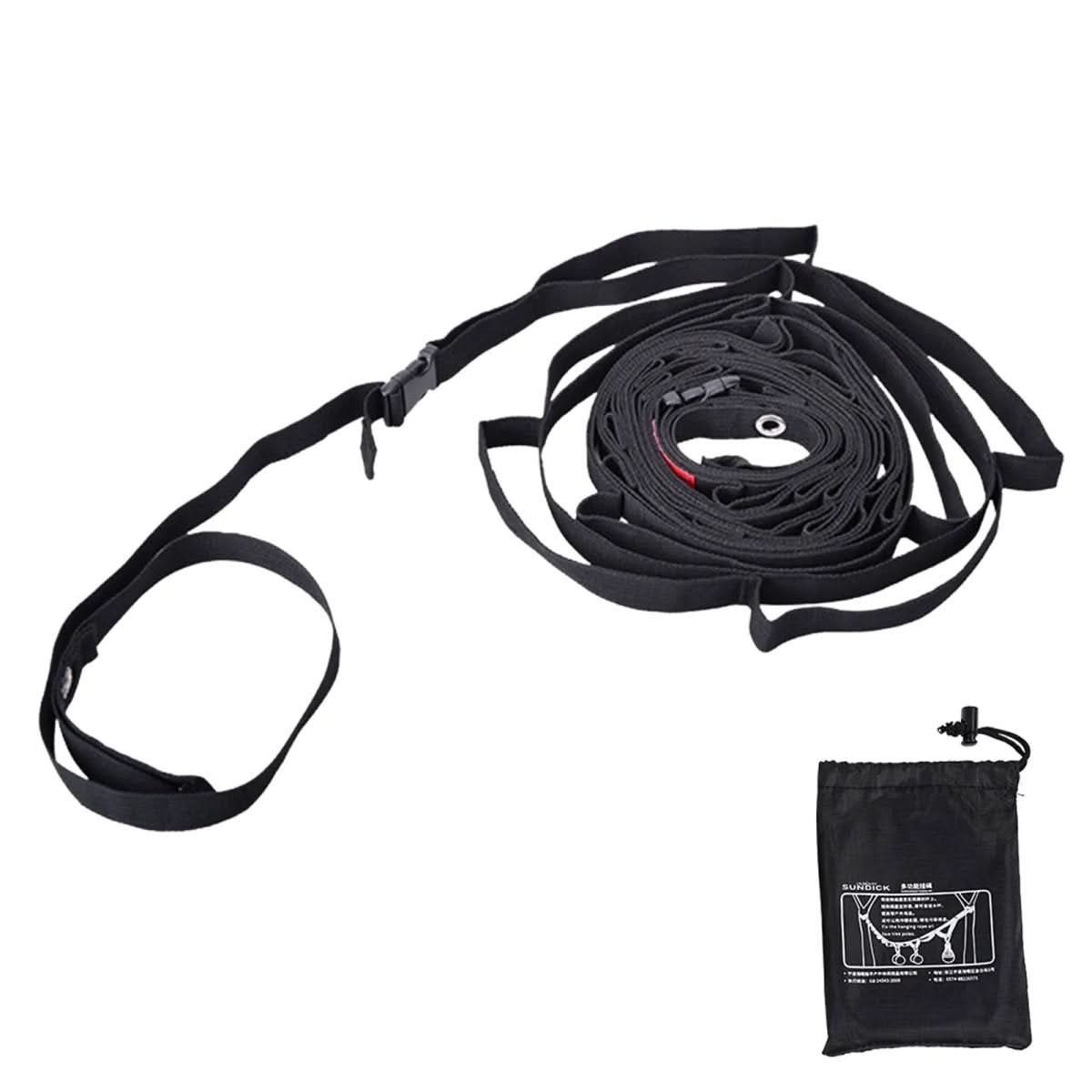 Adjustable Length Outdoor Hanging Rope for Camping and Hiking