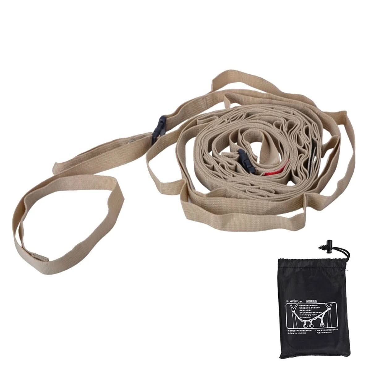 Adjustable Length Outdoor Hanging Rope for Camping and Hiking