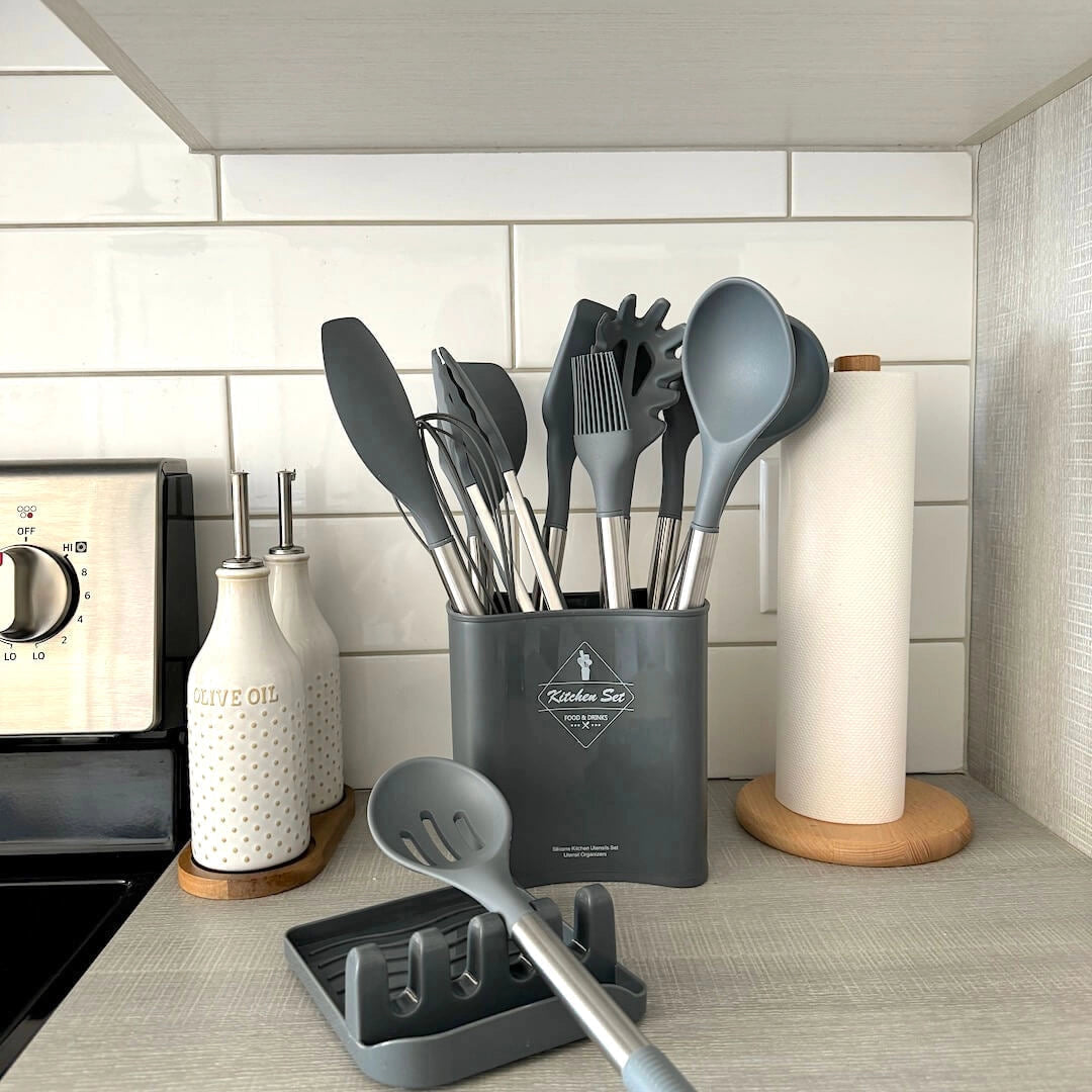 Silicone Cooking Utensil Set – 12 Essential Heat-Resistant Tools