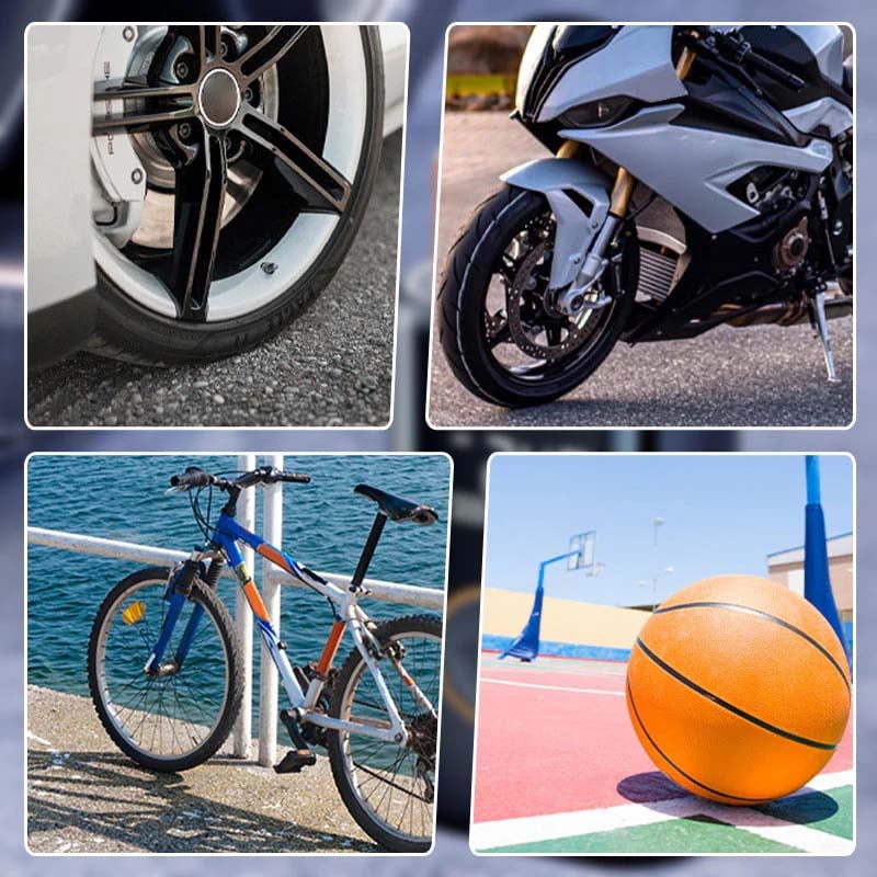 Portable Air Inflator for Cars, Bikes, and Balls – LCD Display & LED Light