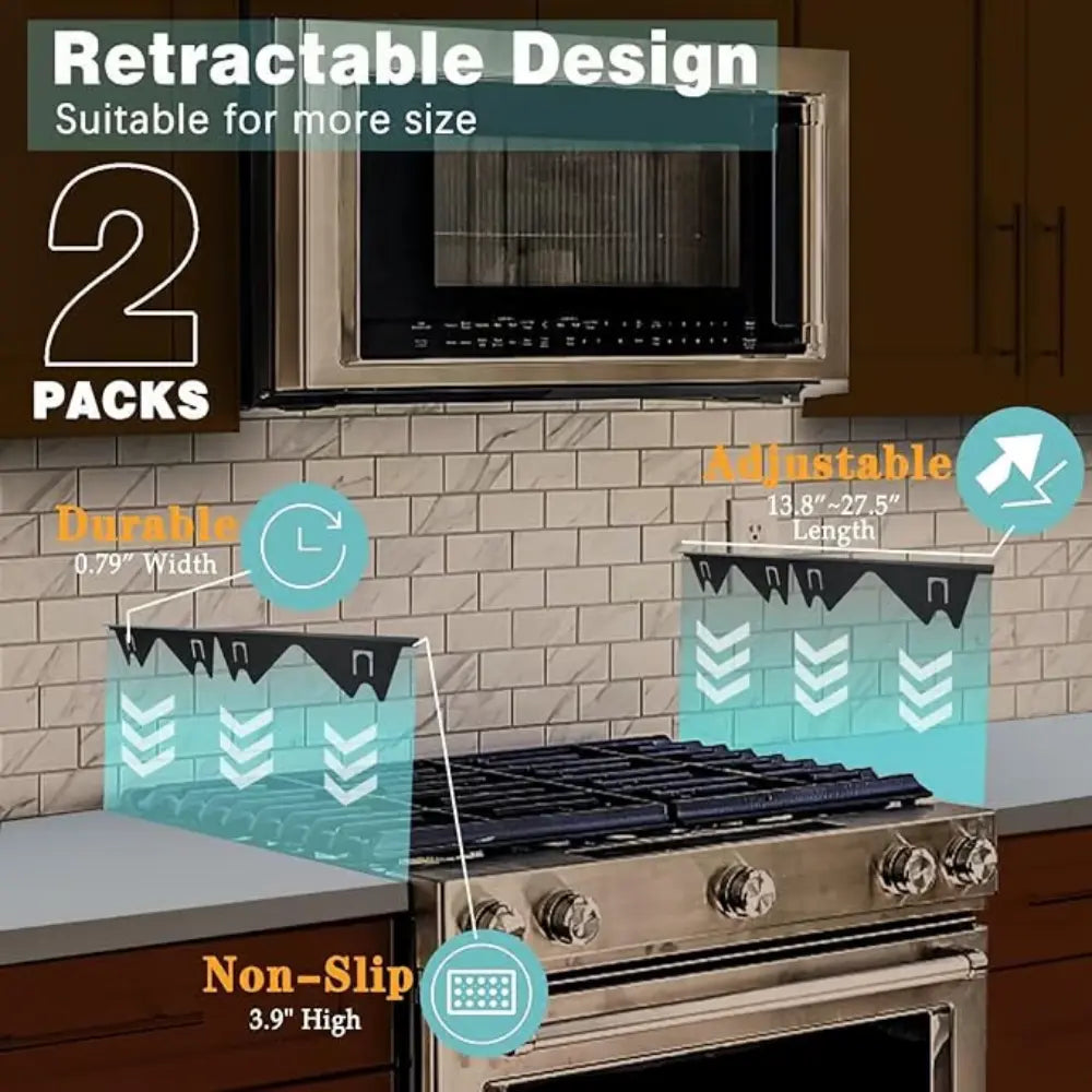 Versatile Kitchen Gap Sealer – Custom Fit for Your Stove