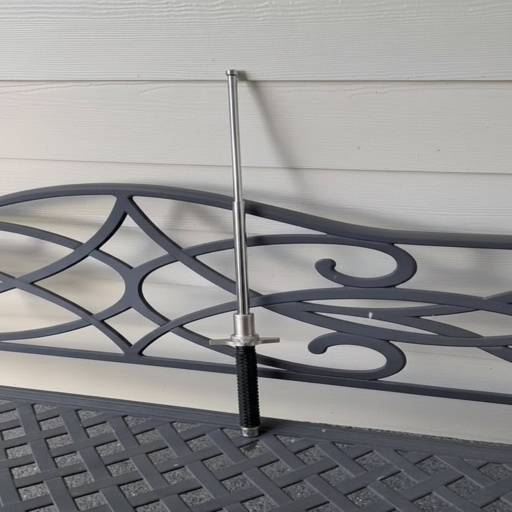 TrailBuddy Adjustable Walking Stick with Secure Grip and Safety Features