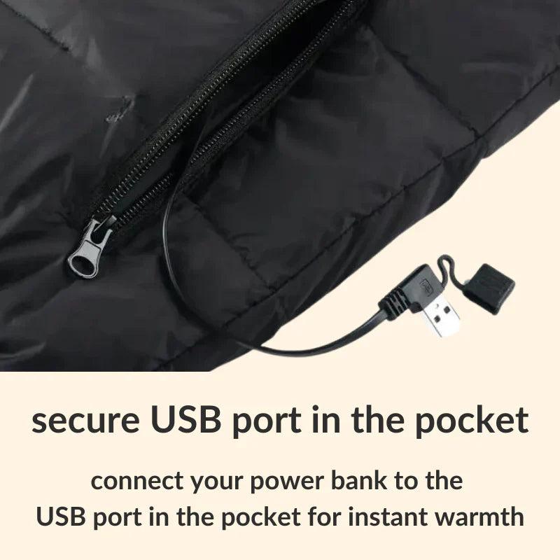 Adjustable Warmth Puffer Jacket for Men and Women