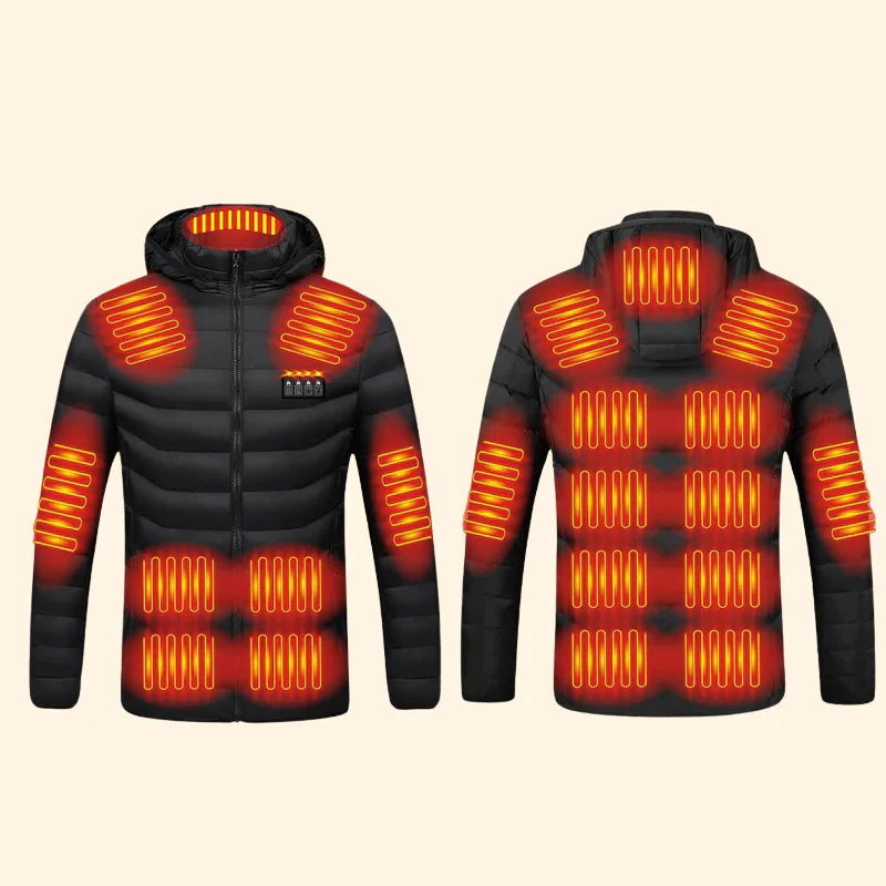 Adjustable Warmth Puffer Jacket for Men and Women