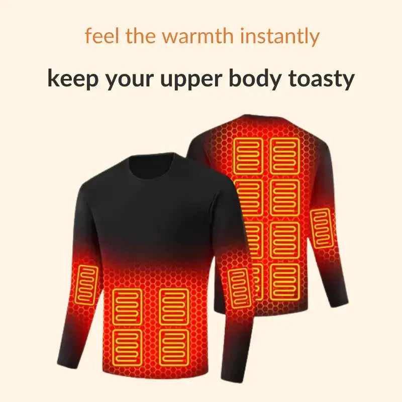 Adjustable Warmth Base Layer Top for Men and Women