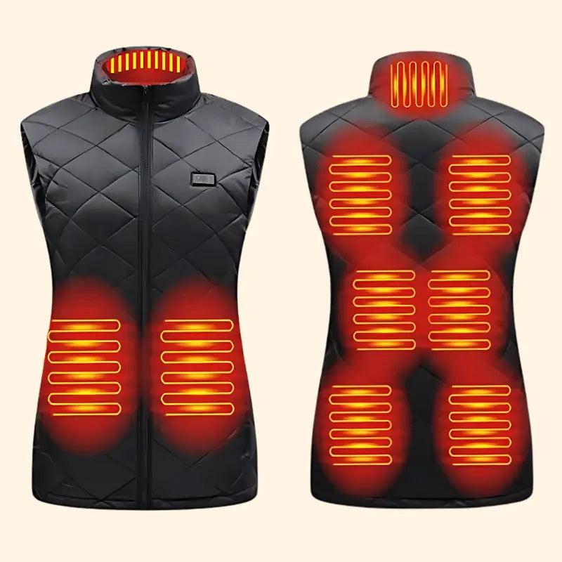 Adjustable Warmth Slim Fit Heated Vest for Women in Cold Weather