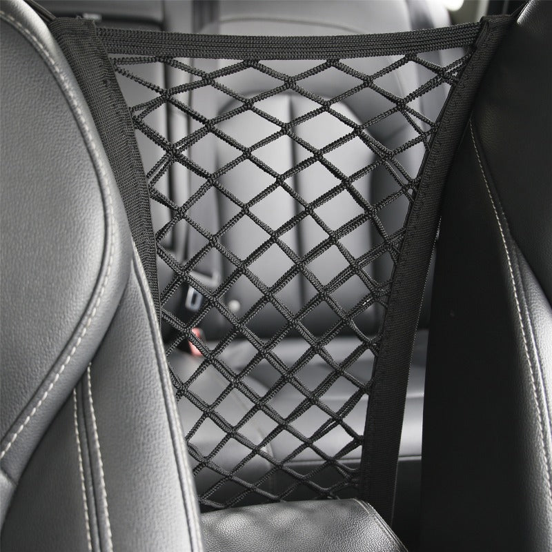 Adjustable Pet Safety Net for Cars - Durable Double Layer Design