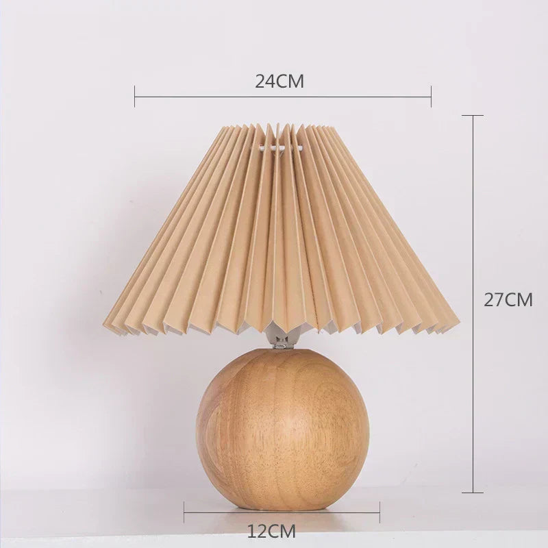 Timeless Pleated Table Lamp for Elegant Spaces