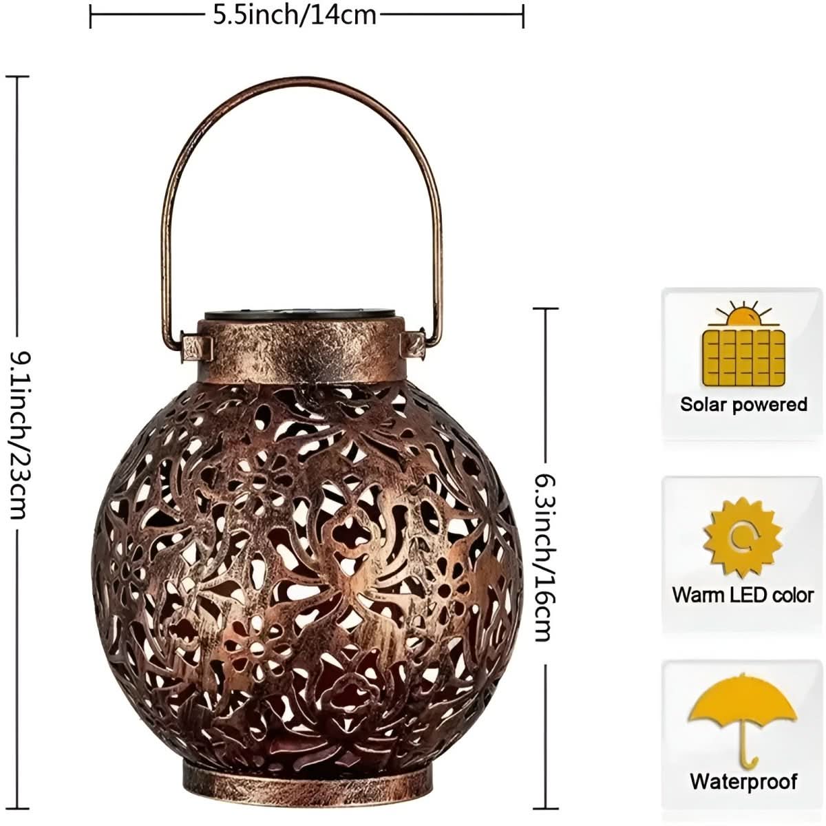 Luminara Classic Solar Garden Light for Enchanting Outdoor Charm