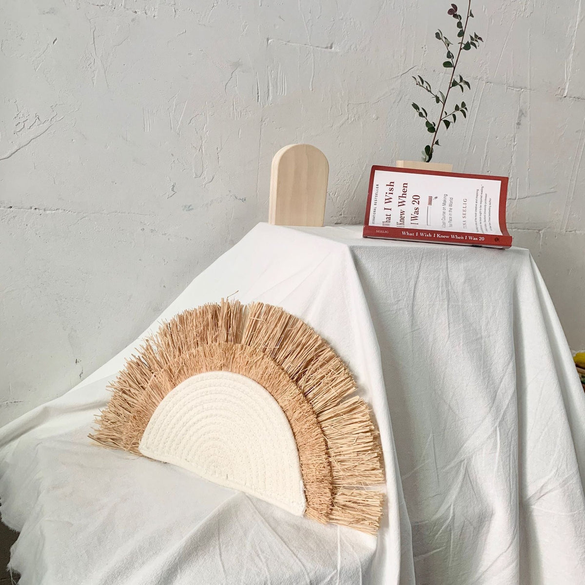 Charming Sun and Moon Wall Decor in Natural Tones