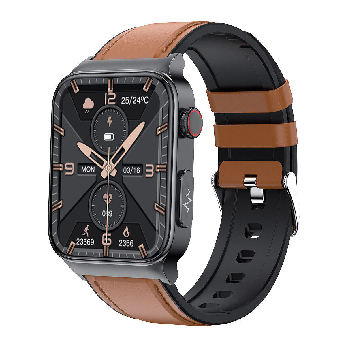 Health Monitoring Smartwatch with ECG and Blood Glucose Tracking
