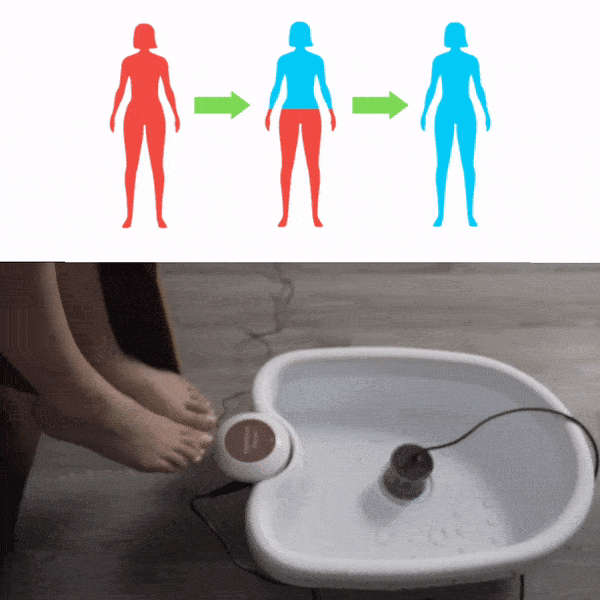 Ionic Foot Spa for Detox and Natural Energy Boost - Relaxation at Home